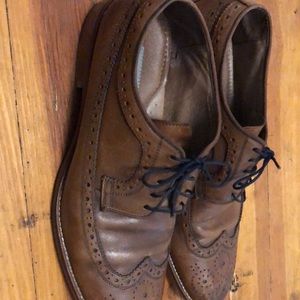 Johnston & Murphy wing tips light brown size 12